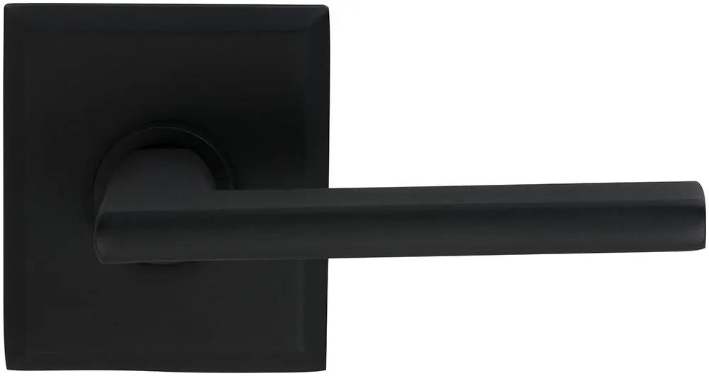 Omnia Prodigy Interior Modern Lever Latchset with Rectangular Rose by Omnia