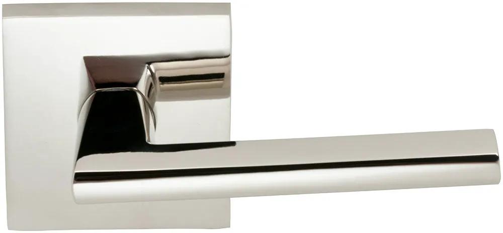 Omnia Prodigy Interior Modern Lever Latchset with Square Rose by Omnia