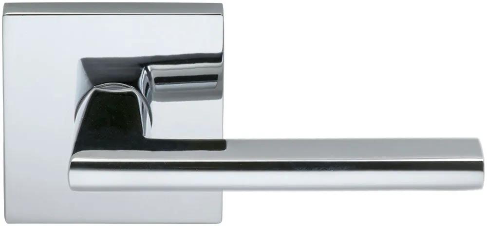 polished chrome lever