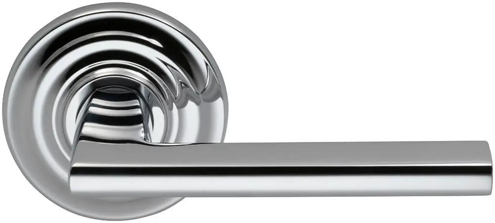 polished chrome lever