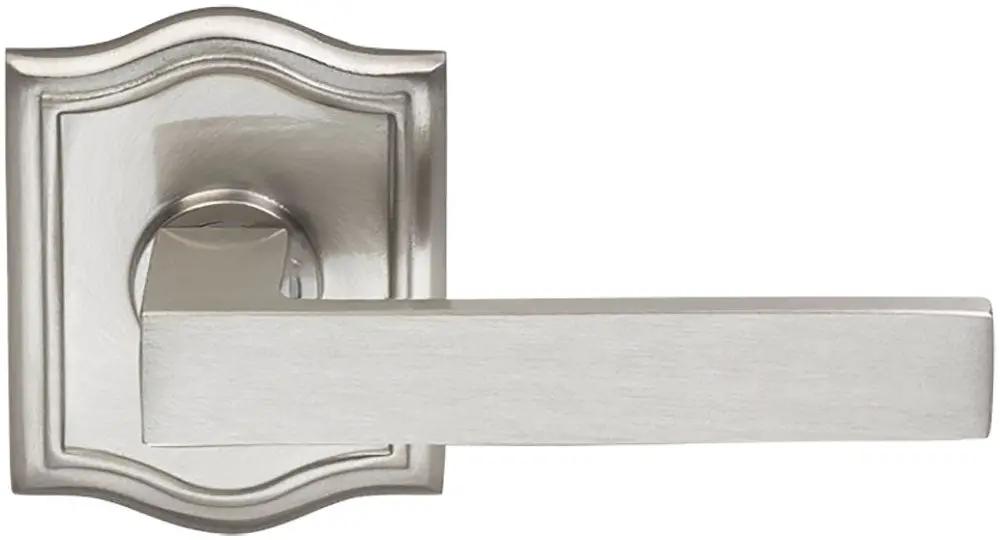 Omnia Prodigy Interior Modern Lever Latchset with Arched Rose by Omnia