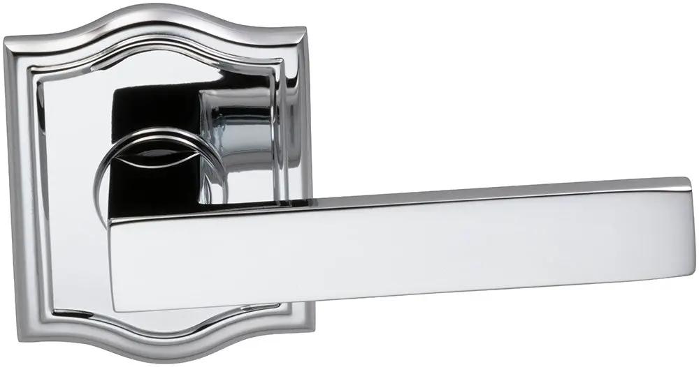 polished chrome lever