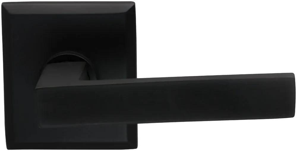 Omnia Prodigy Interior Modern Lever Latchset with Rectangular Rose by Omnia