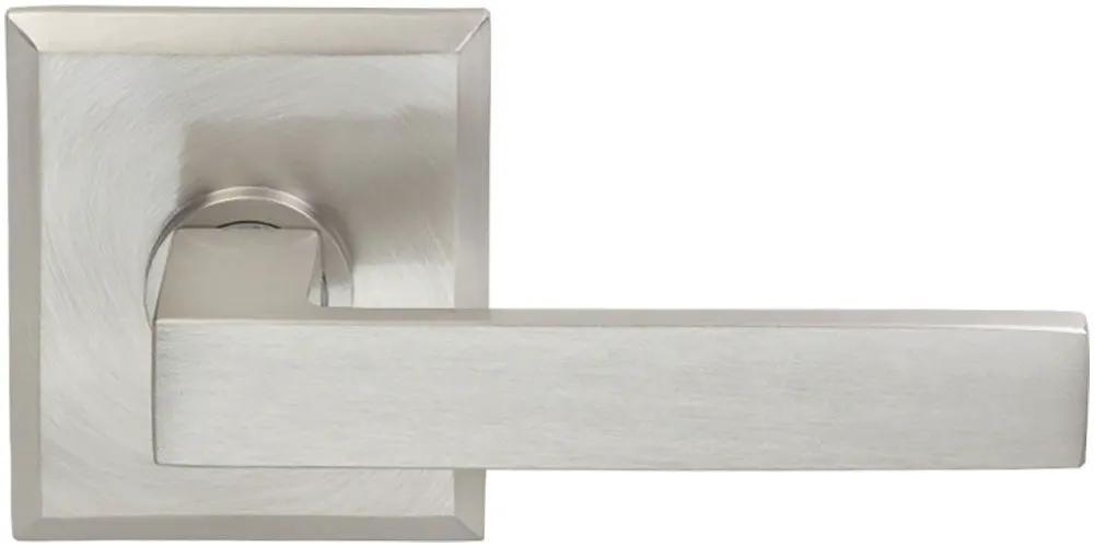 Omnia Prodigy Interior Modern Lever Latchset with Rectangular Rose by Omnia
