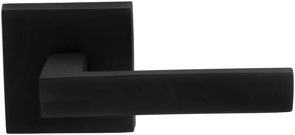 Omnia Prodigy Interior Modern Lever Latchset with Square Rose by Omnia