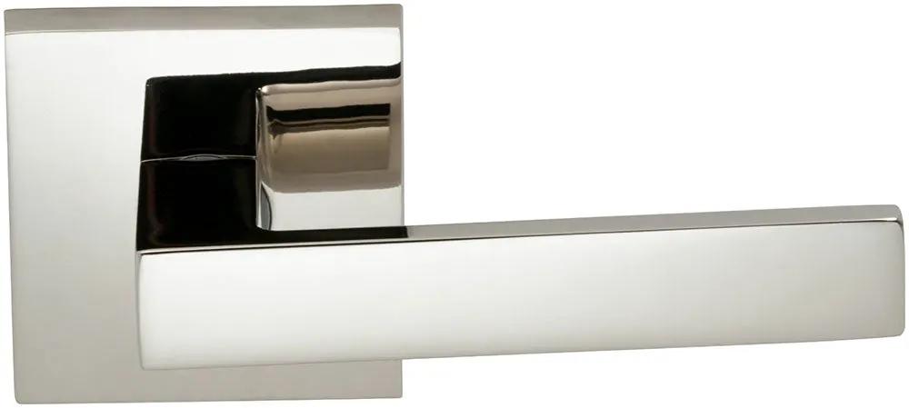 Omnia Prodigy Interior Modern Lever Latchset with Square Rose by Omnia