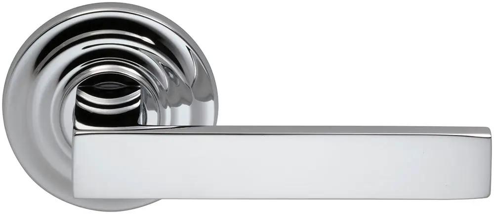 polished chrome lever