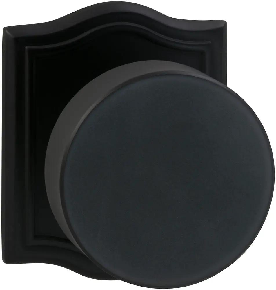 Omnia Prodigy Interior Modern Knob Latchset with Arched Rose by Omnia