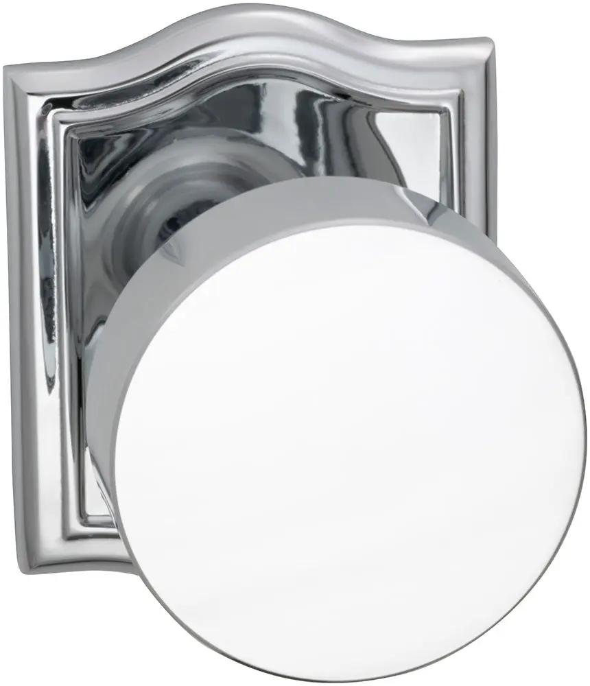 polished chrome knob