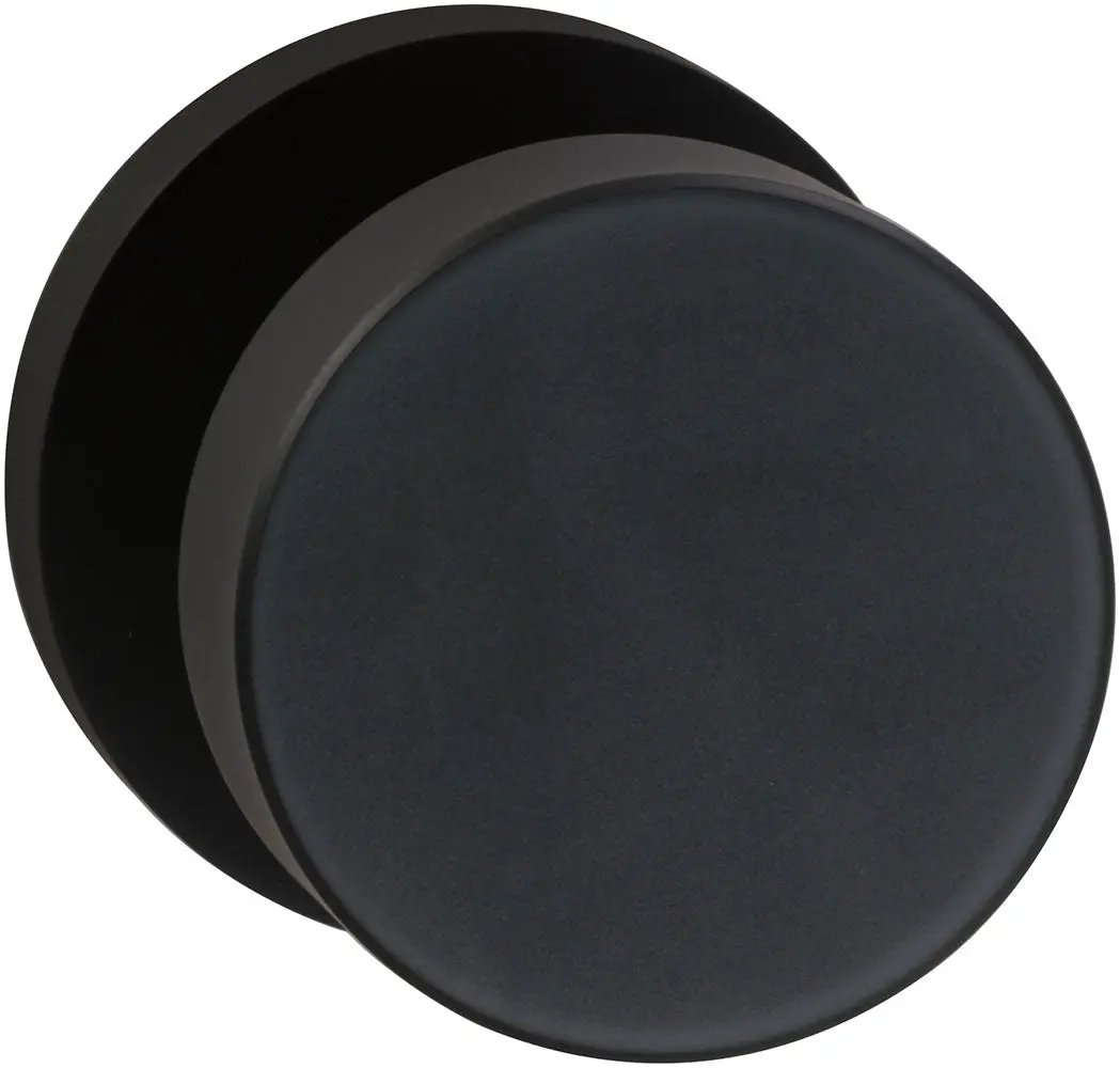 Omnia Prodigy Interior Modern Knob Latchset with Modern Round Rose by Omnia