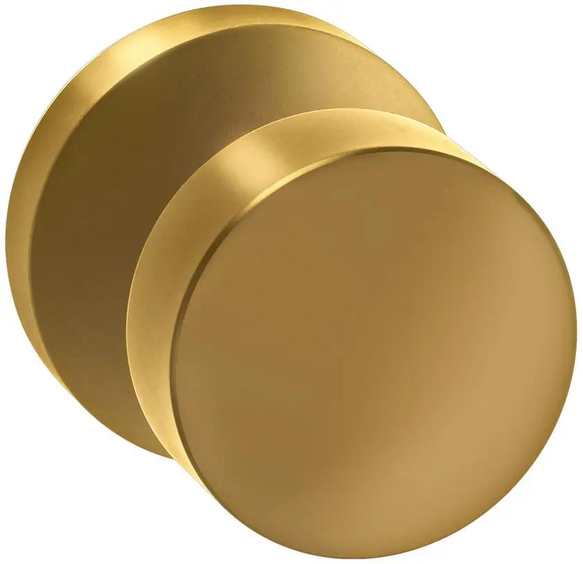 Omnia Prodigy Interior Modern Knob Latchset with Modern Round Rose by Omnia