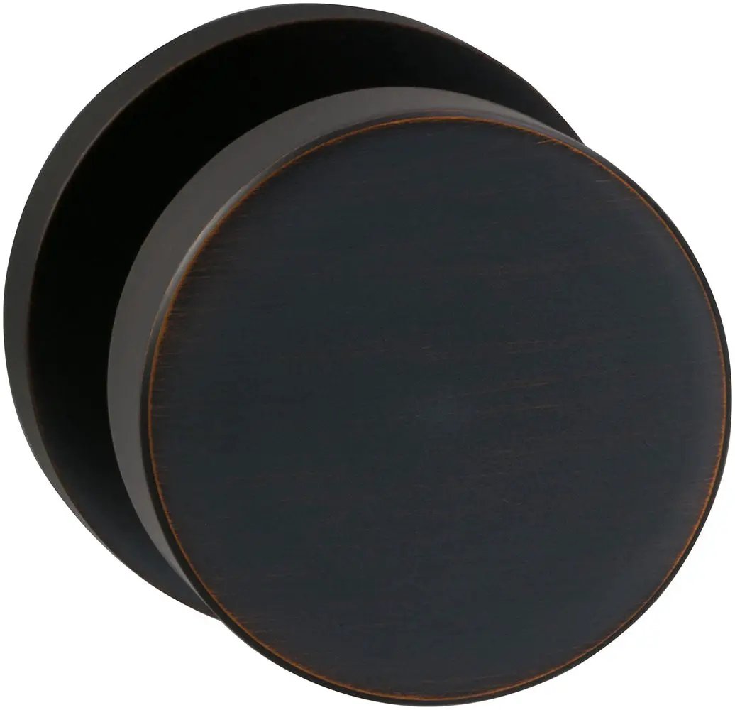 Omnia Prodigy Interior Modern Knob Latchset with Modern Round Rose by Omnia