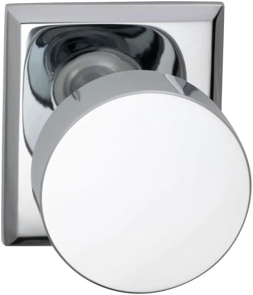 polished chrome knob