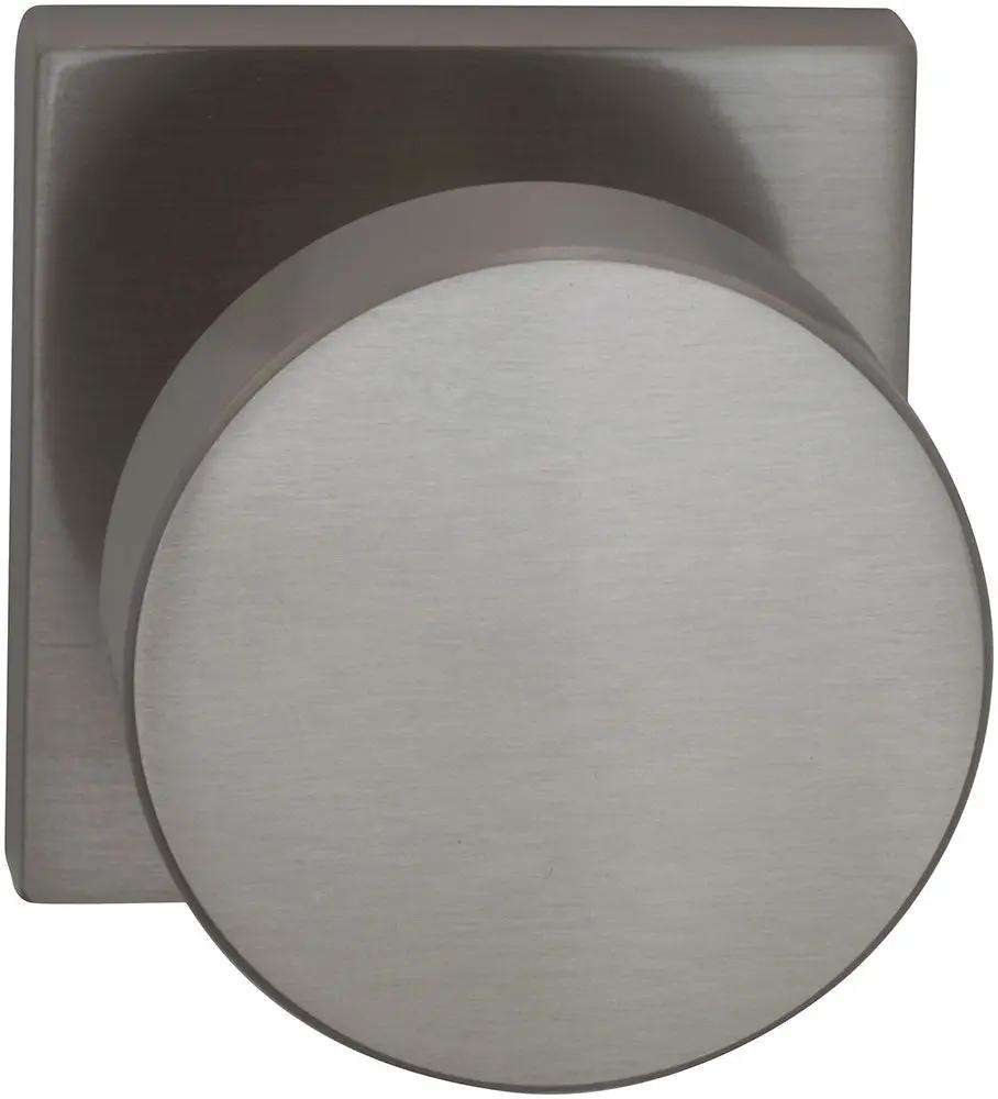 Omnia Prodigy Interior Modern Knob Latchset with Square Rose by Omnia