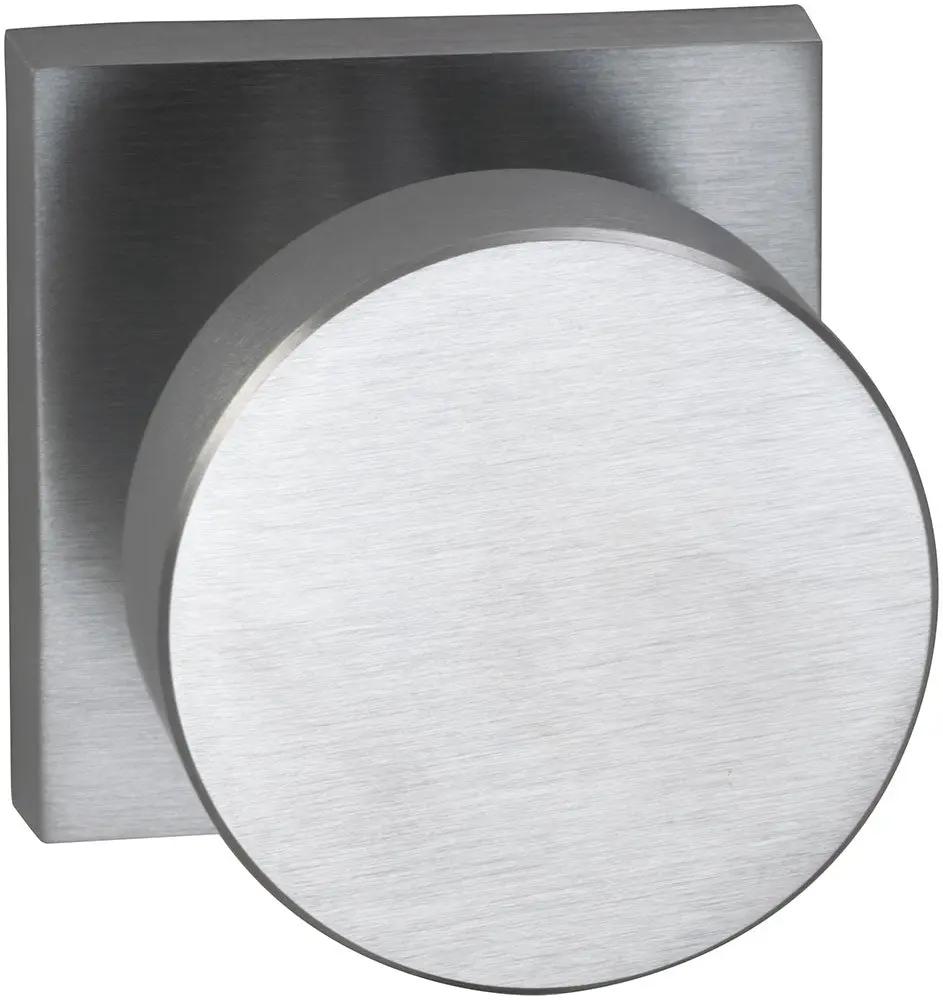 Omnia Prodigy Interior Modern Knob Latchset with Square Rose by Omnia