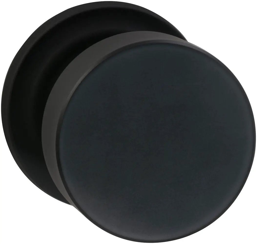 Omnia Prodigy Interior Modern Knob Latchset with Traditional Round Rose by Omnia