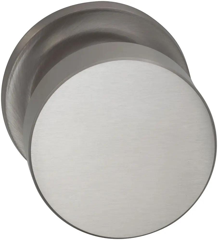 Omnia Prodigy Interior Modern Knob Latchset with Traditional Round Rose by Omnia
