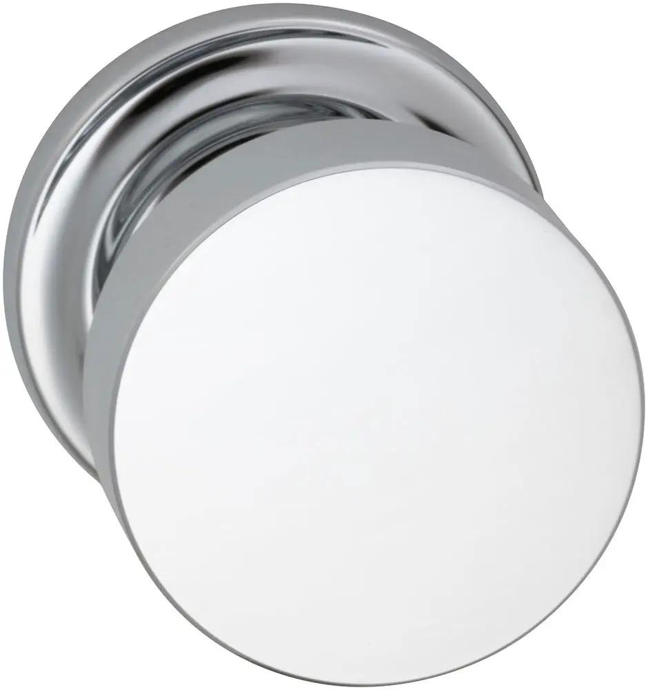 polished chrome knob