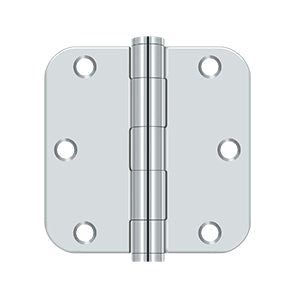 polished chrome hinge