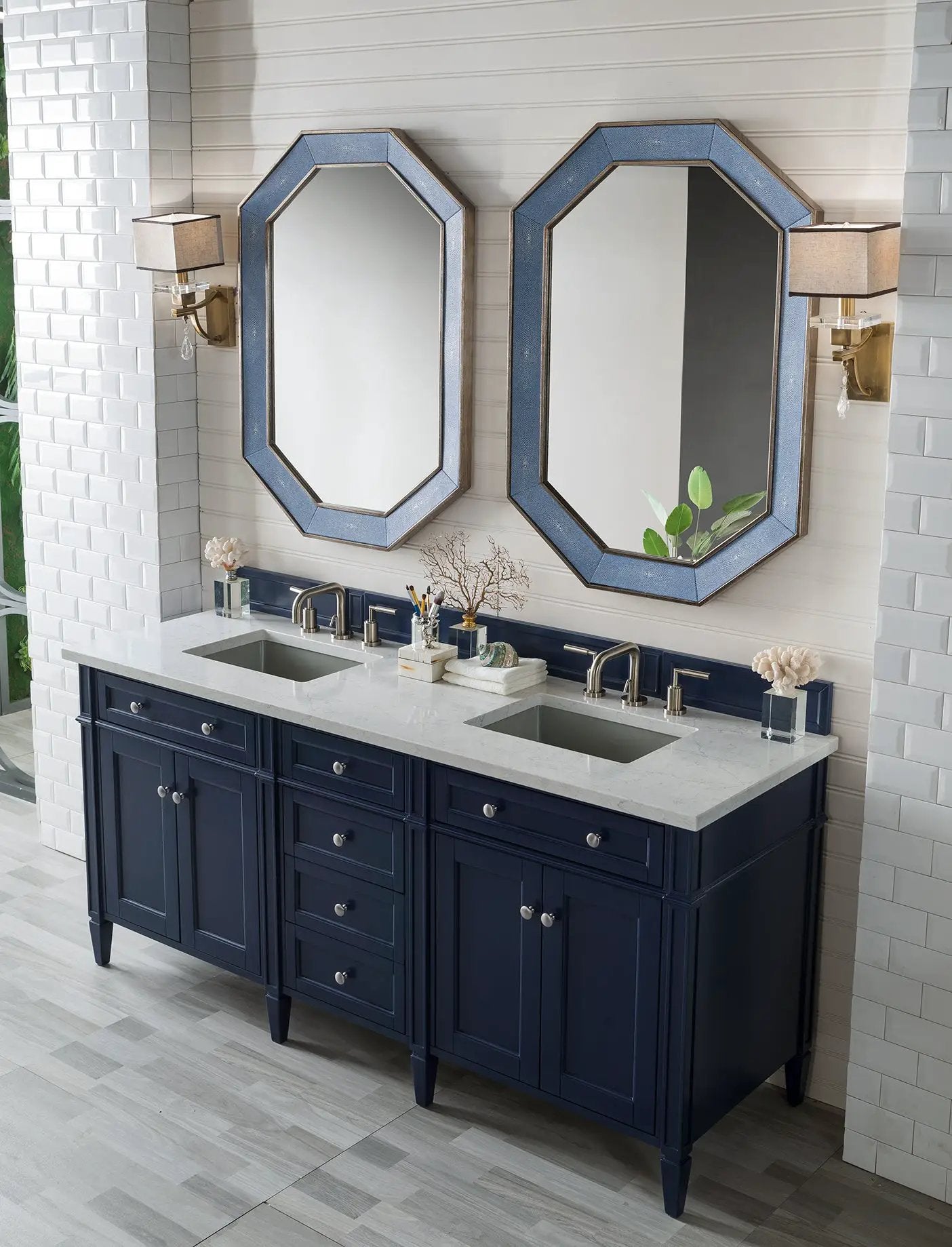 victory blue vanity