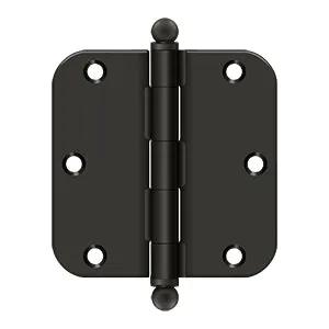 Deltana 3-1/2" x 3-1/2" x 5/8" Radius Hinge, with Ball Tips by Deltana