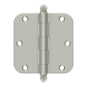 Deltana 3-1/2" x 3-1/2" x 5/8" Radius Hinge, with Ball Tips