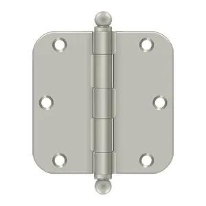 Deltana 3-1/2" x 3-1/2" x 5/8" Radius Hinge, with Ball Tips by Deltana