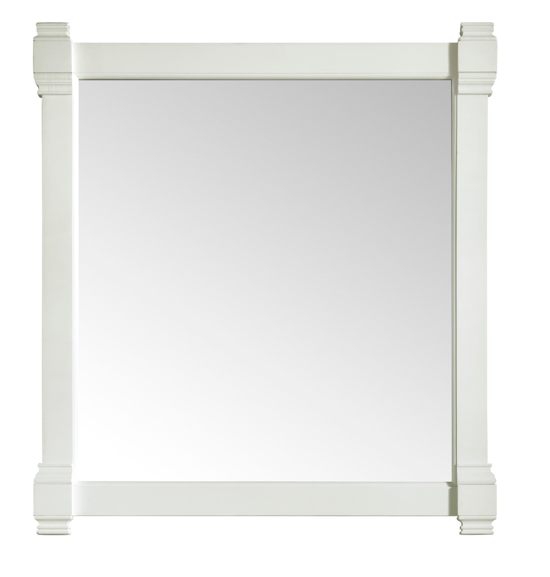 James Martin Vanities Brittany 35" Mirror, Bright White