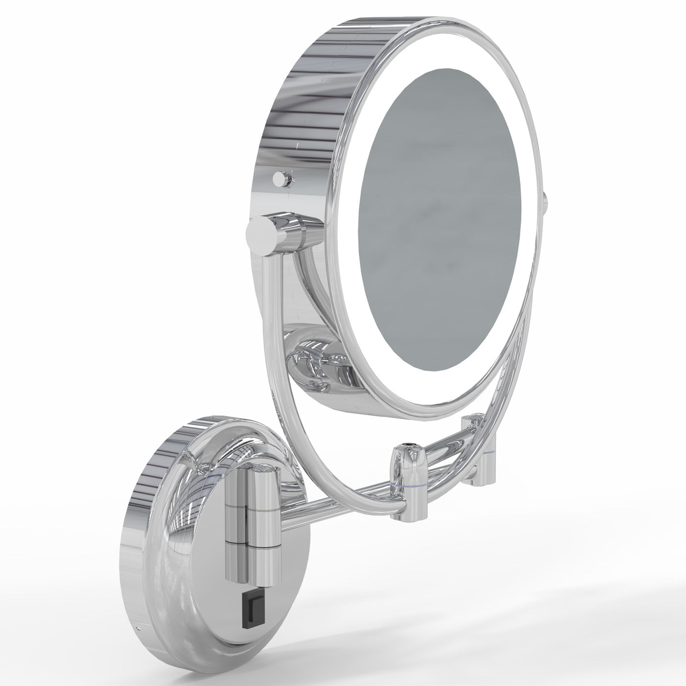 chrome makeup mirror
