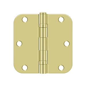 Deltana 3-1/2" x 3-1/2" x 5/8" Radius Hinge, Ball Bearing