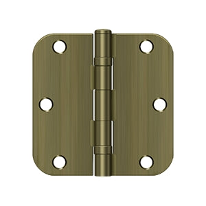 Deltana 3-1/2" x 3-1/2" x 5/8" Radius Hinge, Ball Bearing