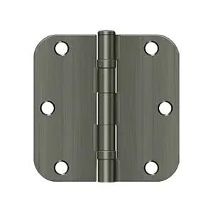 Deltana 3-1/2" x 3-1/2" x 5/8" Radius Hinge, Ball Bearing by Deltana