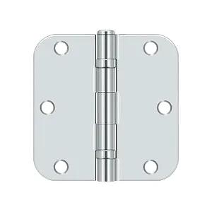 polished chrome hinge
