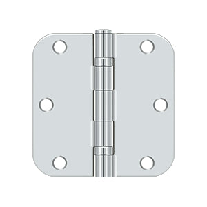 polished chrome hinge