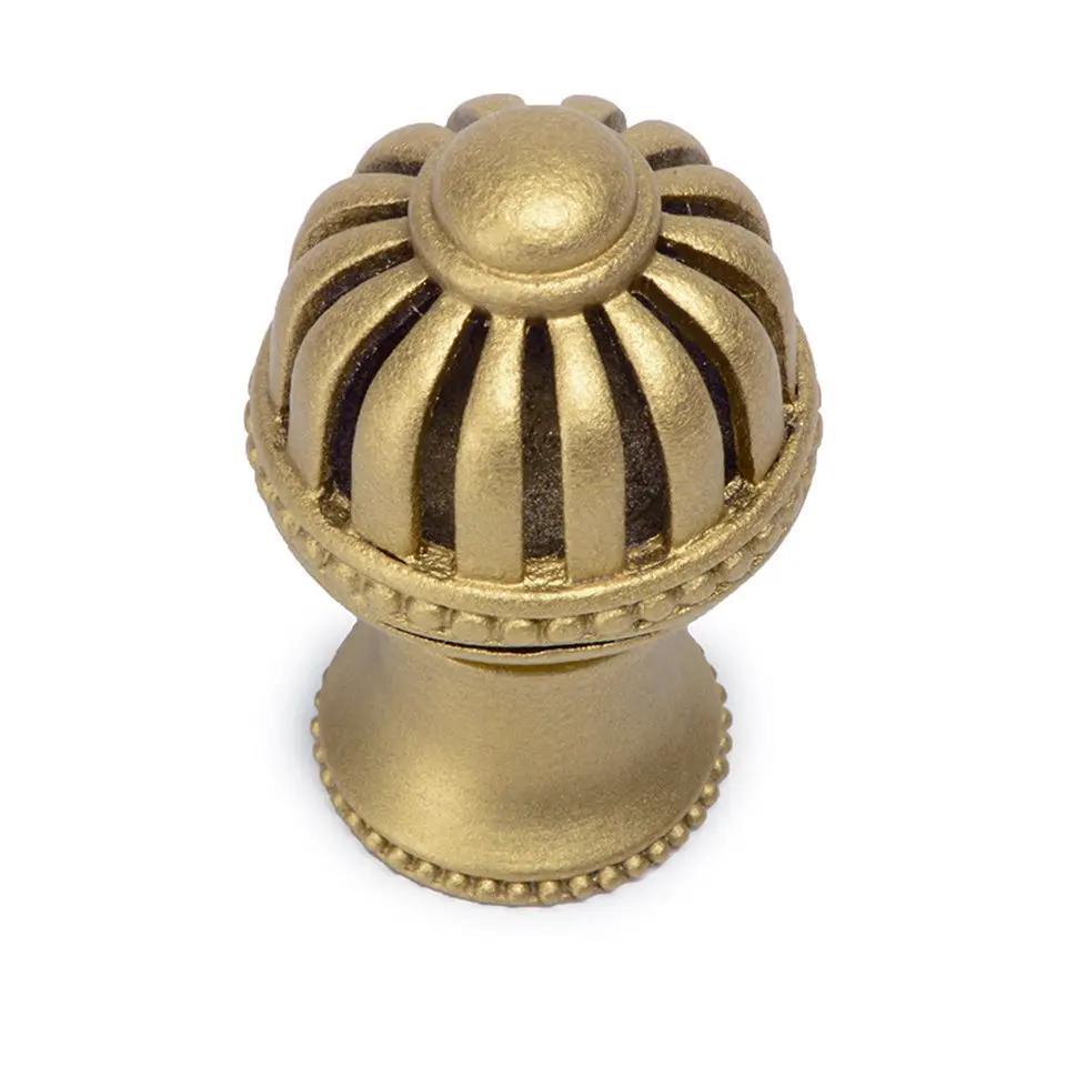 soft gold cabinet knob
