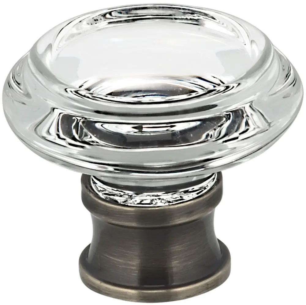 lacquered antique brass knob