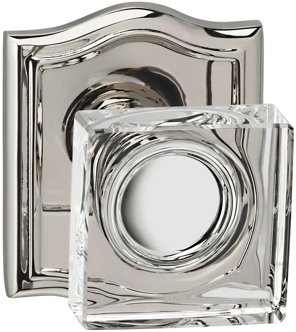 lacquered polished nickel knob