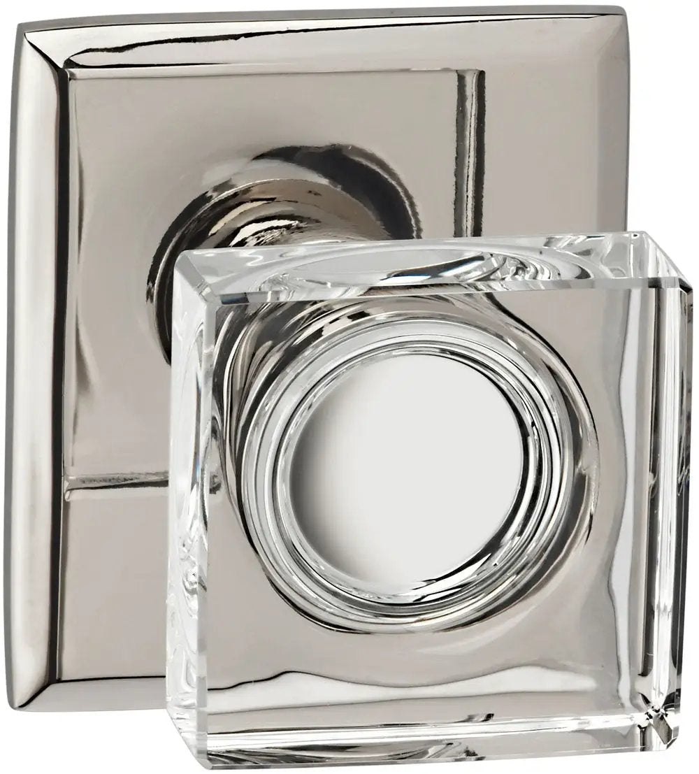 lacquered polished nickel knob