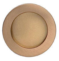 Omnia Prodigy- Glass Solid Brass Modern Cup Pull