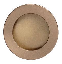 Omnia Prodigy- Glass Solid Brass Modern Cup Pull