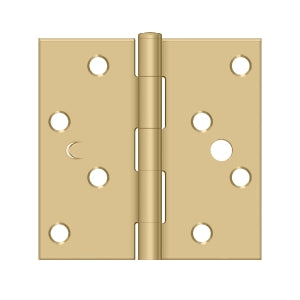 brushed brass hinge
