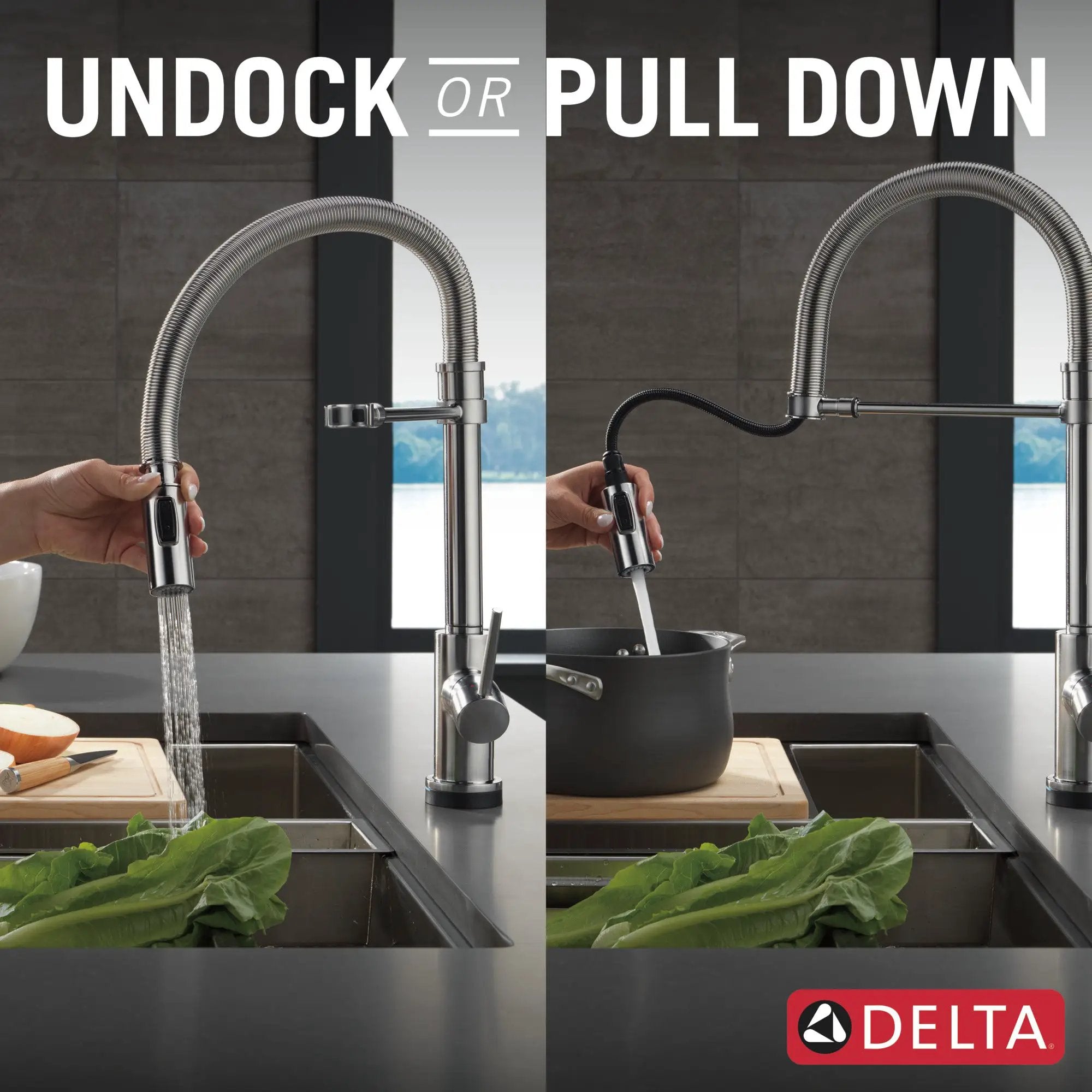arctic stainless kitchen faucet