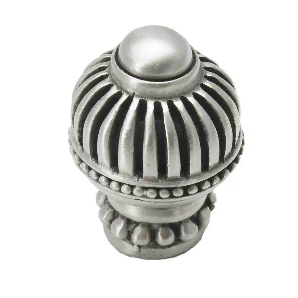 Carpe Diem Cricket Cage Large Round Knob with Beaded Base by Carpe Diem