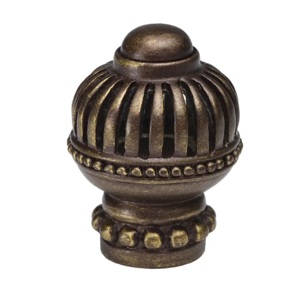 Carpe Diem Cricket Cage Large Round Knob with Beaded Base by Carpe Diem