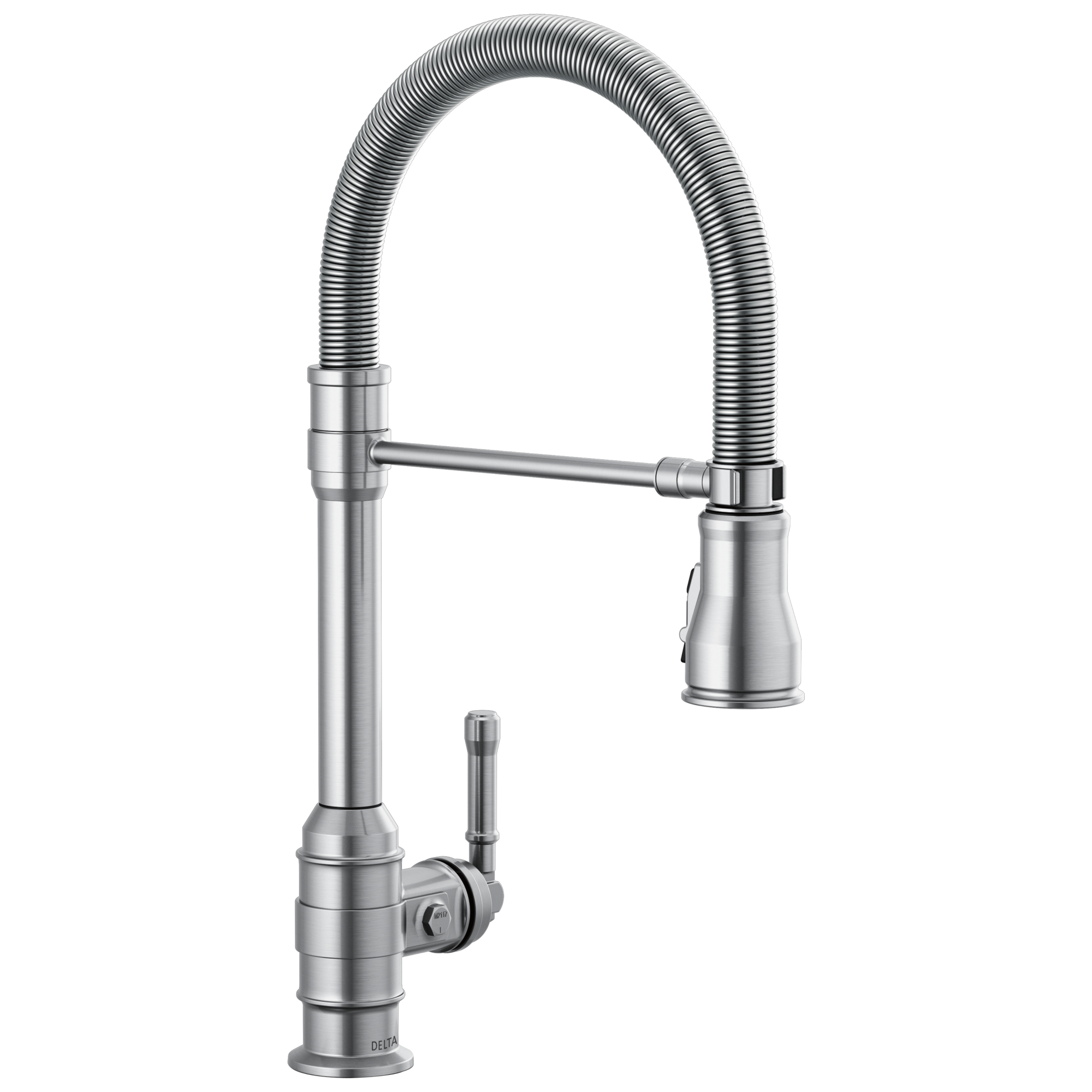 Delta Broderick Single Handle Pull-Down Kitchen Faucet With Spring Spout by Delta