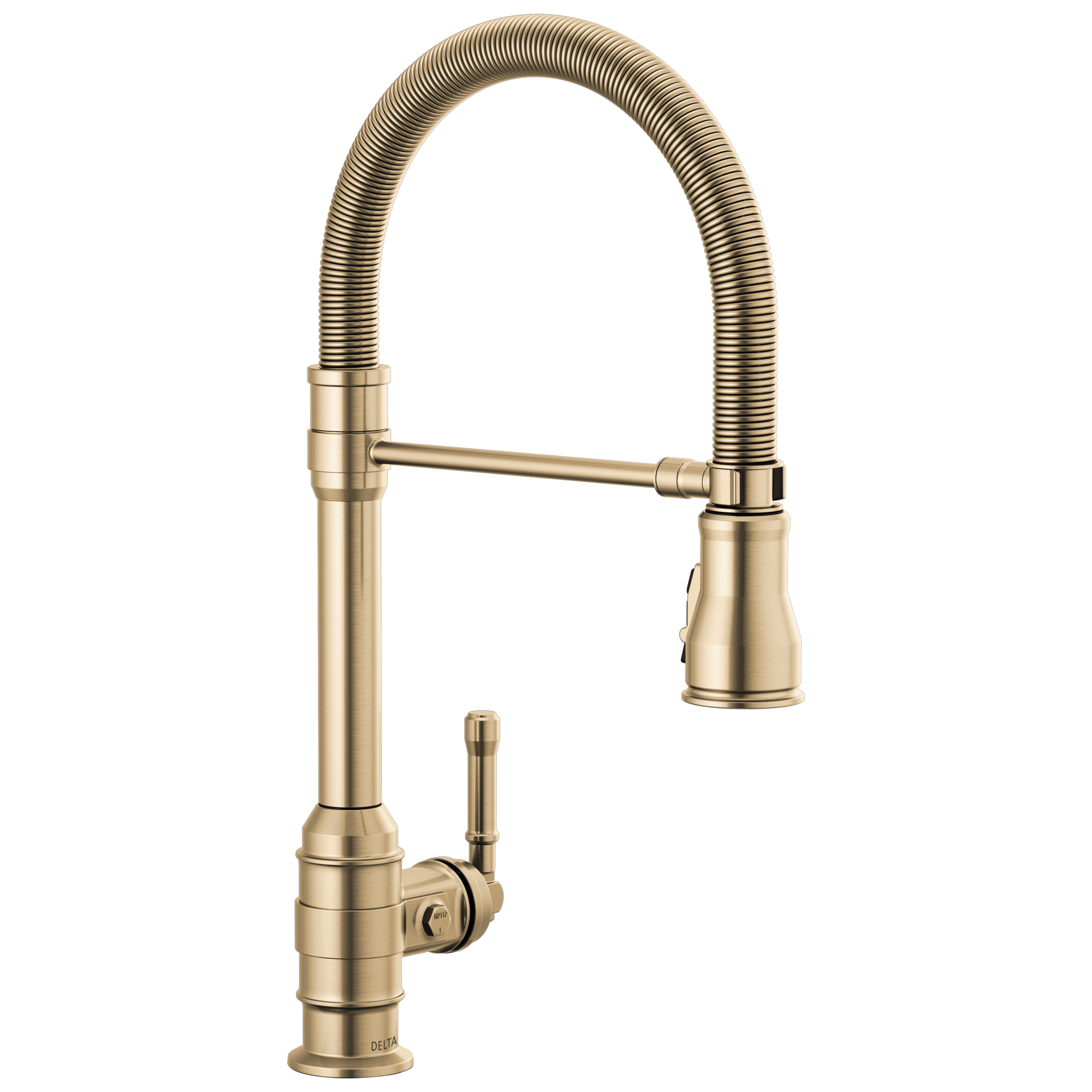 Delta Broderick Single Handle Pull-Down Kitchen Faucet With Spring Spout by Delta