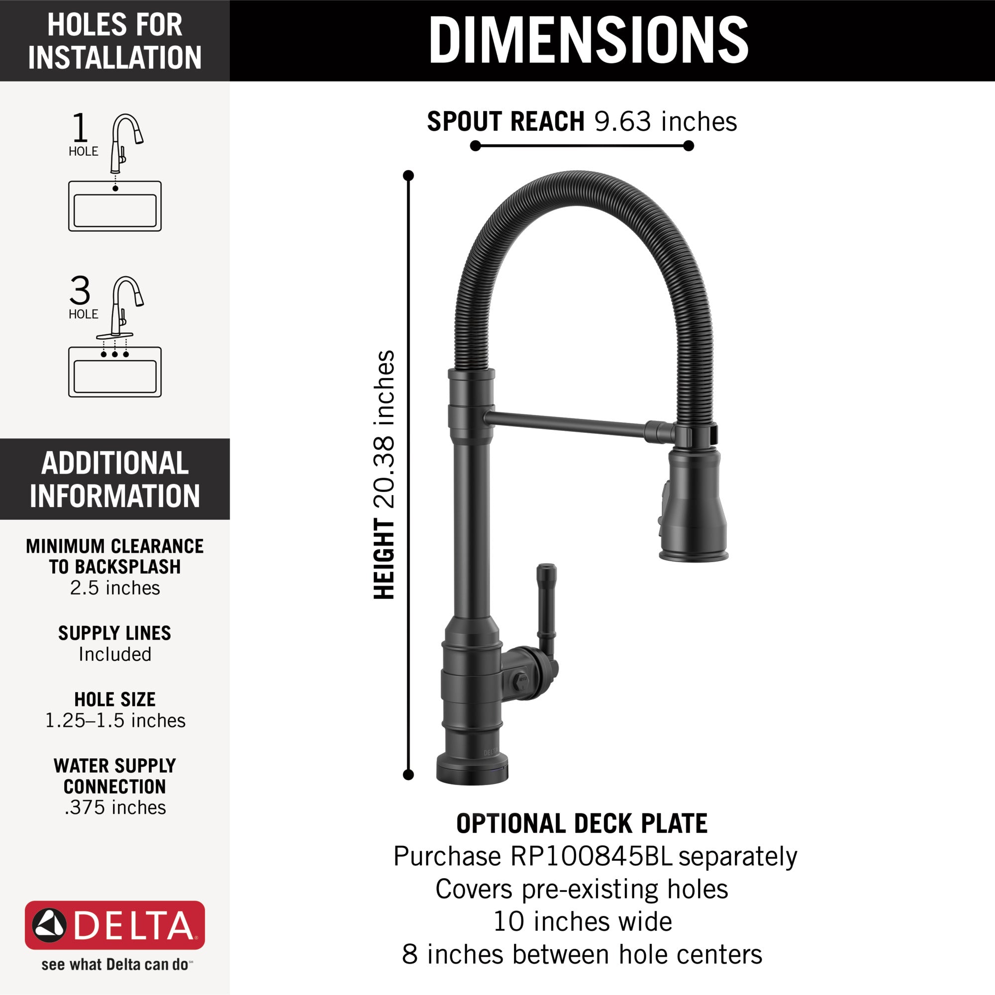 matte black kitchen faucet