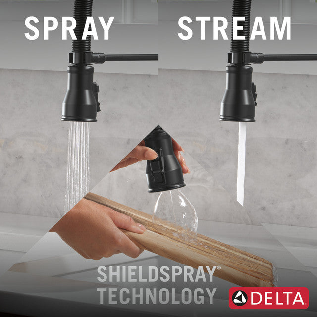 matte black kitchen faucet