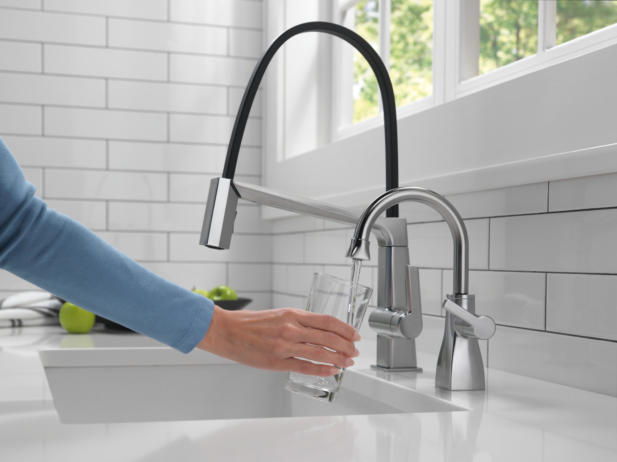 arctic stainless kitchen faucet