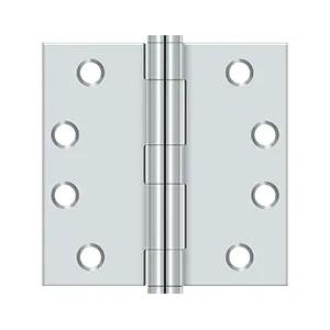 polished chrome hinge